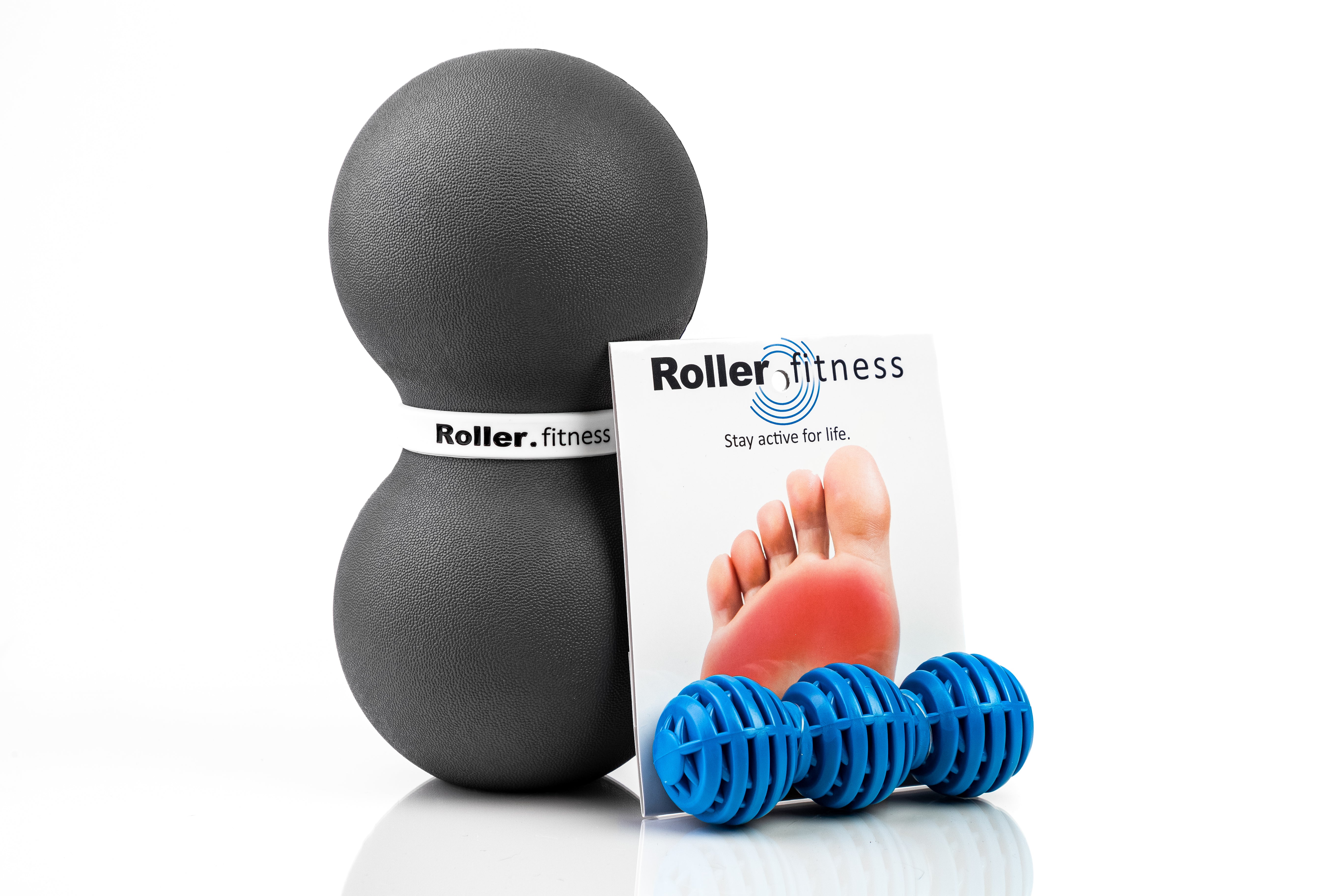 Titanium Rolo Foot Infinity Roller & Mini Foot Roller Bundle – Roller Fitness